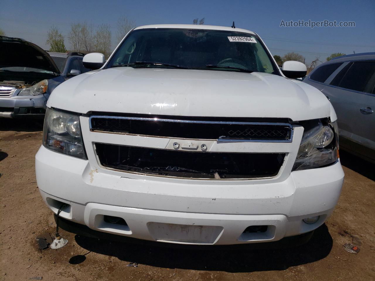 2007 Chevrolet Tahoe K1500 Белый vin: 1GNFK13067J244155