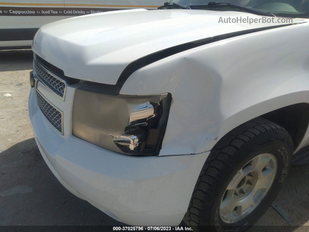 2007 Chevrolet Tahoe Ltz White vin: 1GNFK13067J373075