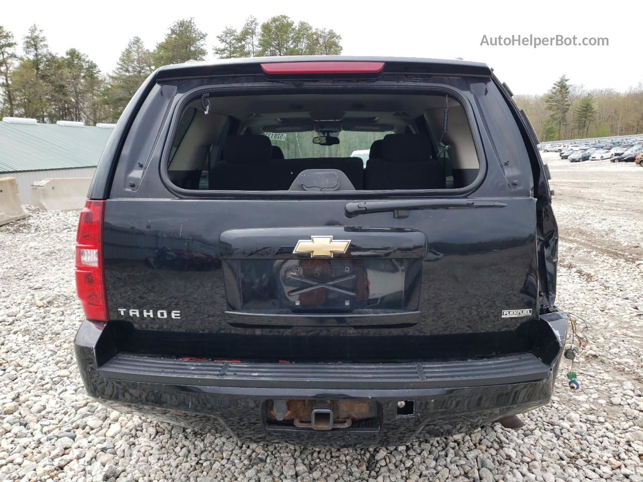 2007 Chevrolet Tahoe K1500 Black vin: 1GNFK13067J395562