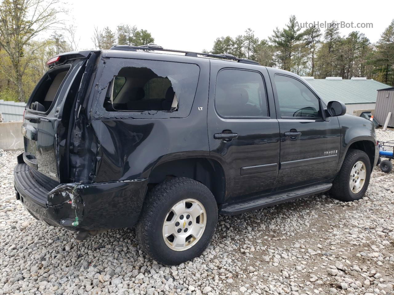 2007 Chevrolet Tahoe K1500 Black vin: 1GNFK13067J395562