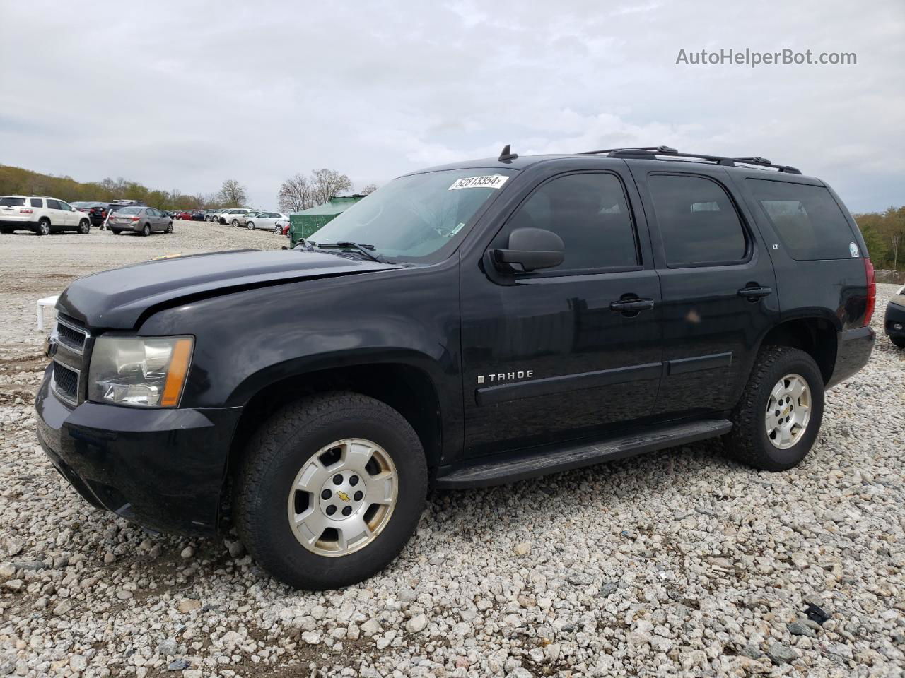 2007 Chevrolet Tahoe K1500 Black vin: 1GNFK13067J395562