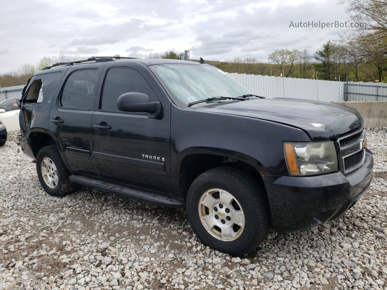 2007 Chevrolet Tahoe K1500 Black vin: 1GNFK13067J395562