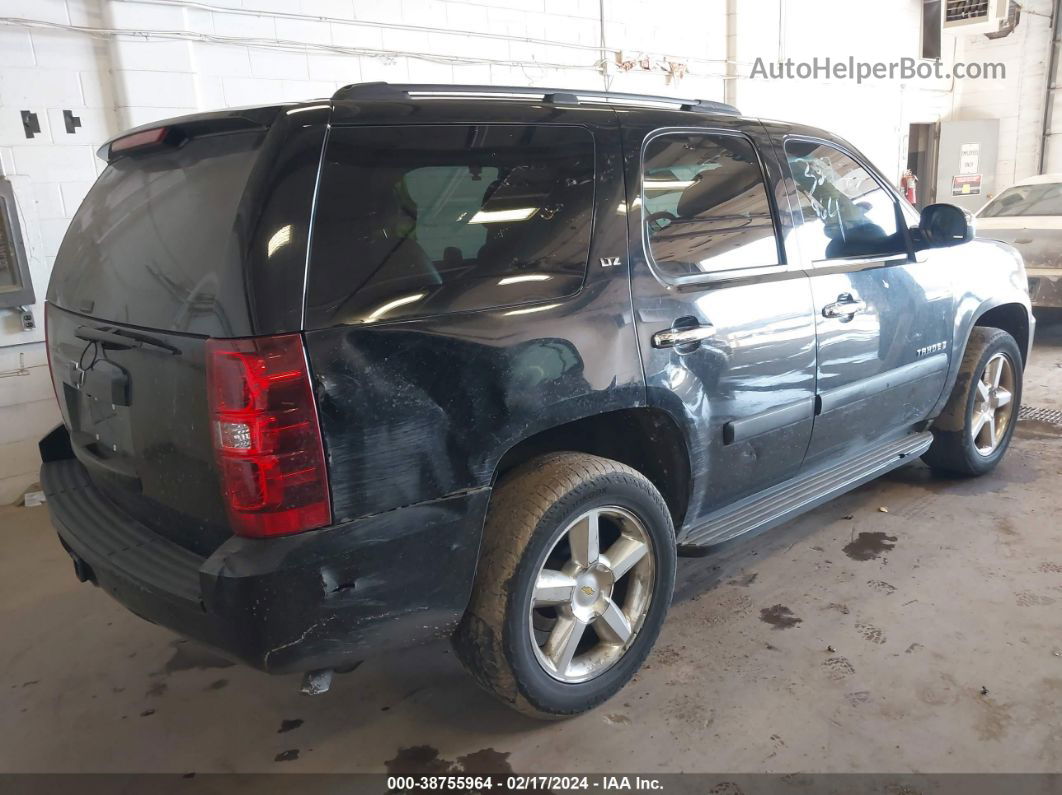 2007 Chevrolet Tahoe Ltz Black vin: 1GNFK13067R110392