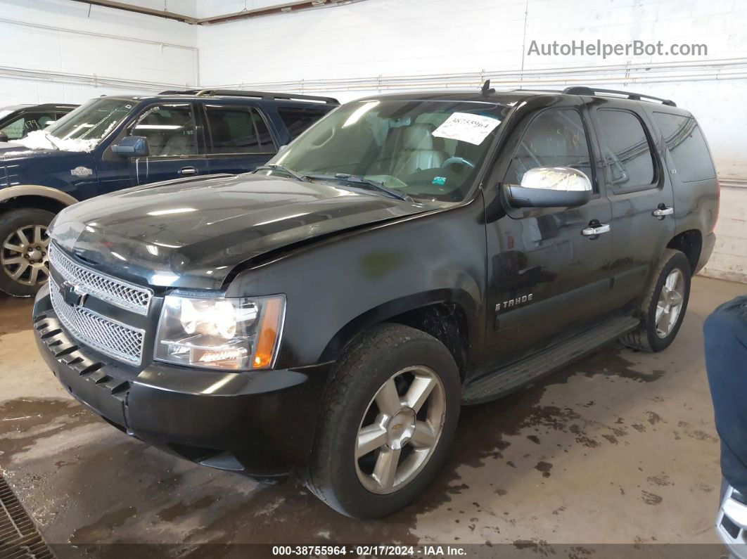 2007 Chevrolet Tahoe Ltz Black vin: 1GNFK13067R110392