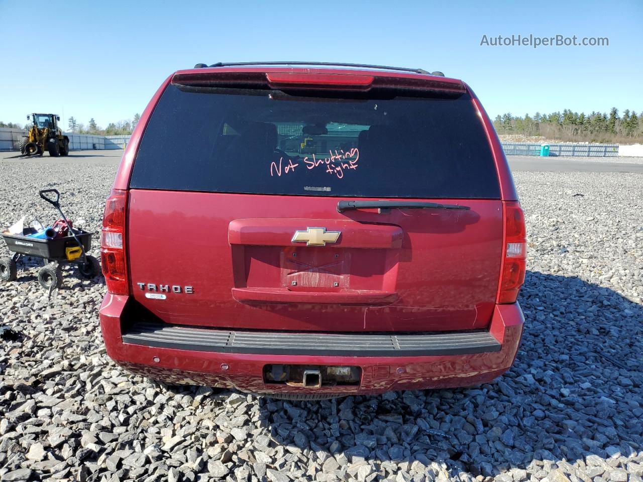 2007 Chevrolet Tahoe K1500 Burgundy vin: 1GNFK13067R203610