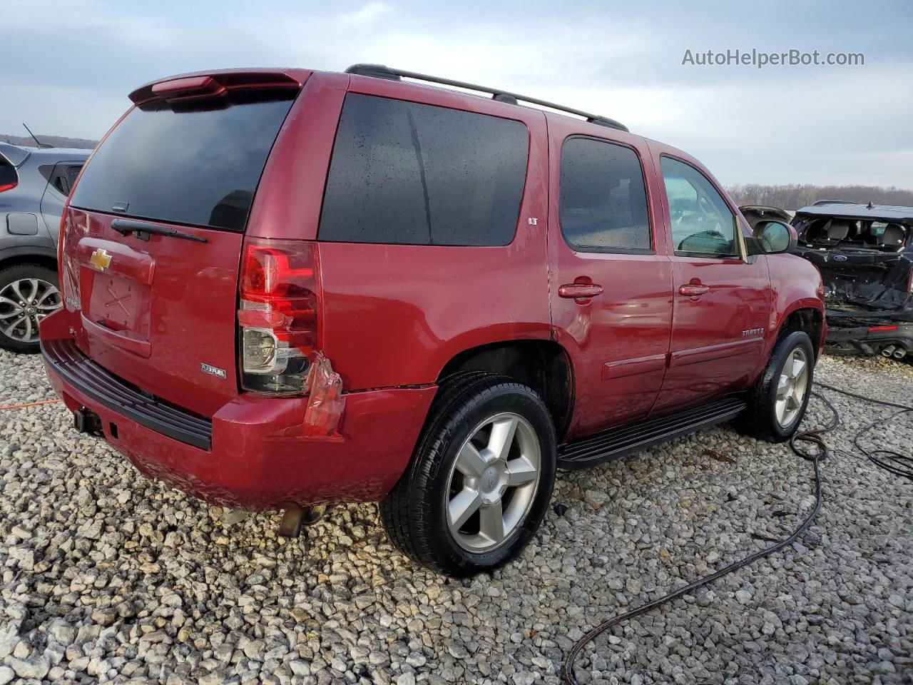 2007 Chevrolet Tahoe K1500 Maroon vin: 1GNFK13067R422910