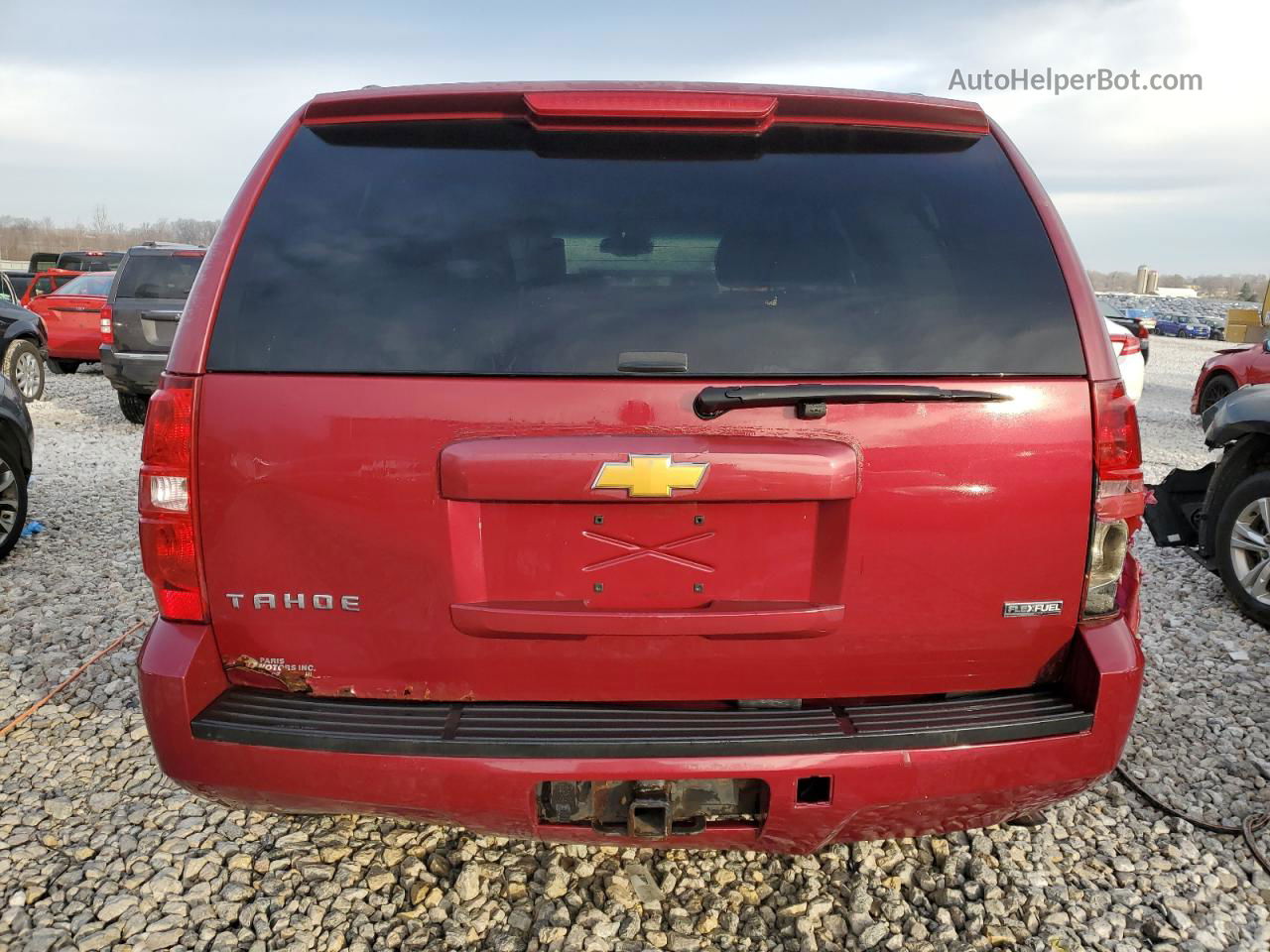 2007 Chevrolet Tahoe K1500 Maroon vin: 1GNFK13067R422910