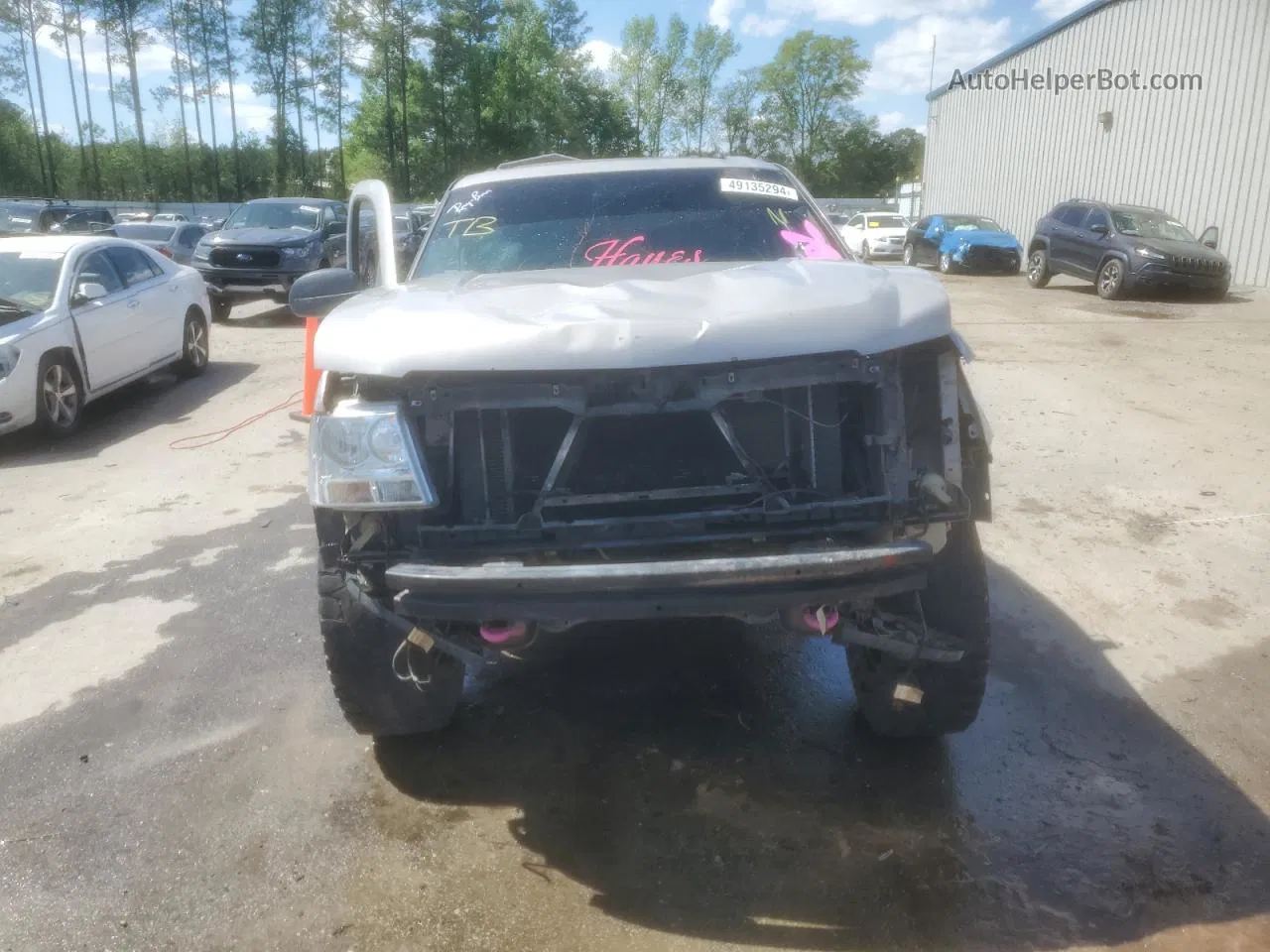 2007 Chevrolet Tahoe K1500 Silver vin: 1GNFK13077J102557