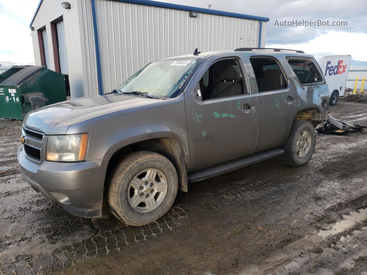 2007 Chevrolet Tahoe K1500 Gray vin: 1GNFK13077J142542