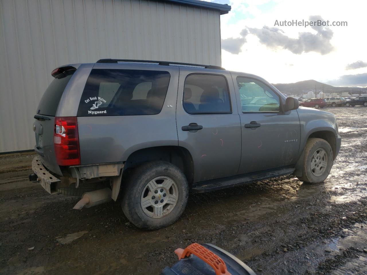 2007 Chevrolet Tahoe K1500 Gray vin: 1GNFK13077J142542