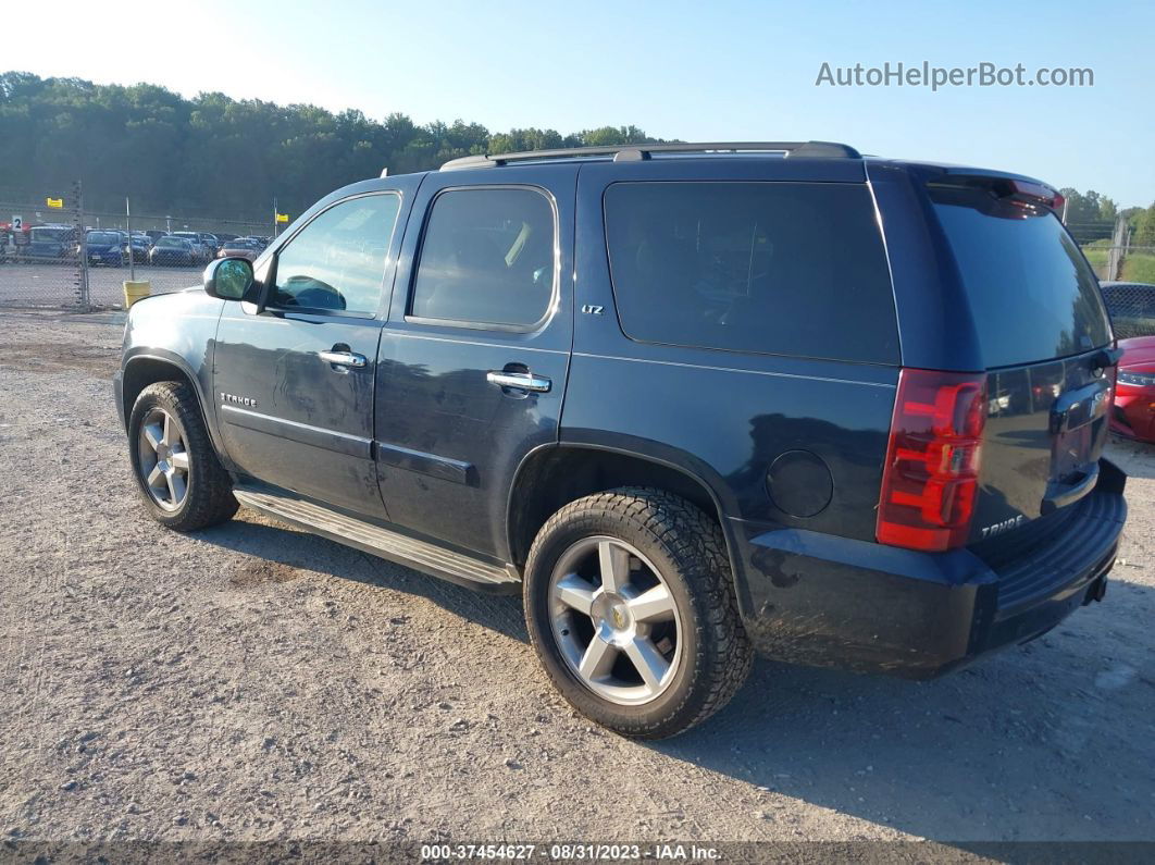 2007 Chevrolet Tahoe Ltz Blue vin: 1GNFK13077J362831