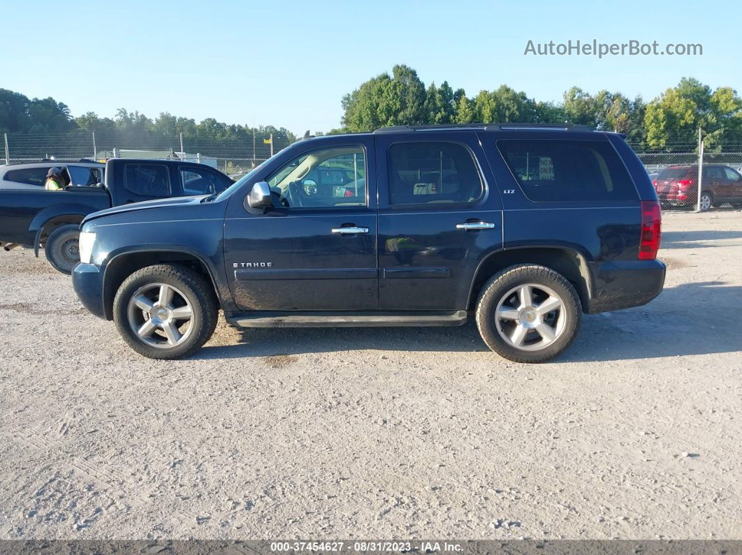 2007 Chevrolet Tahoe Ltz Blue vin: 1GNFK13077J362831