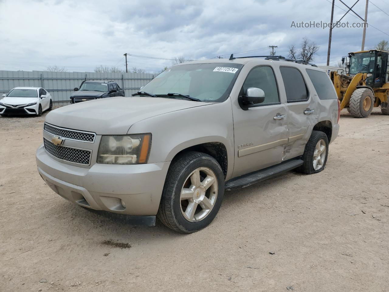 2007 Chevrolet Tahoe K1500 Silver vin: 1GNFK13077J405158