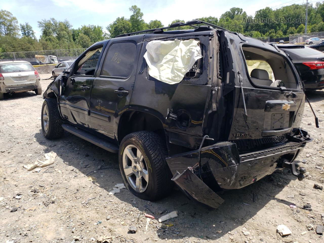 2007 Chevrolet Tahoe K1500 Black vin: 1GNFK13077R160959