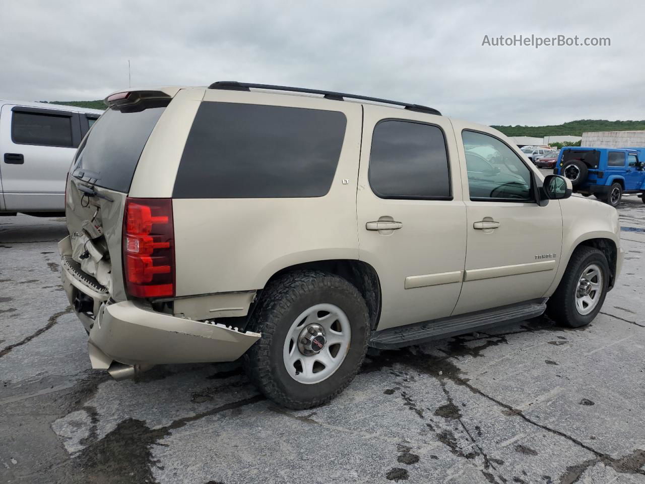 2007 Chevrolet Tahoe K1500 Бежевый vin: 1GNFK13077R185053