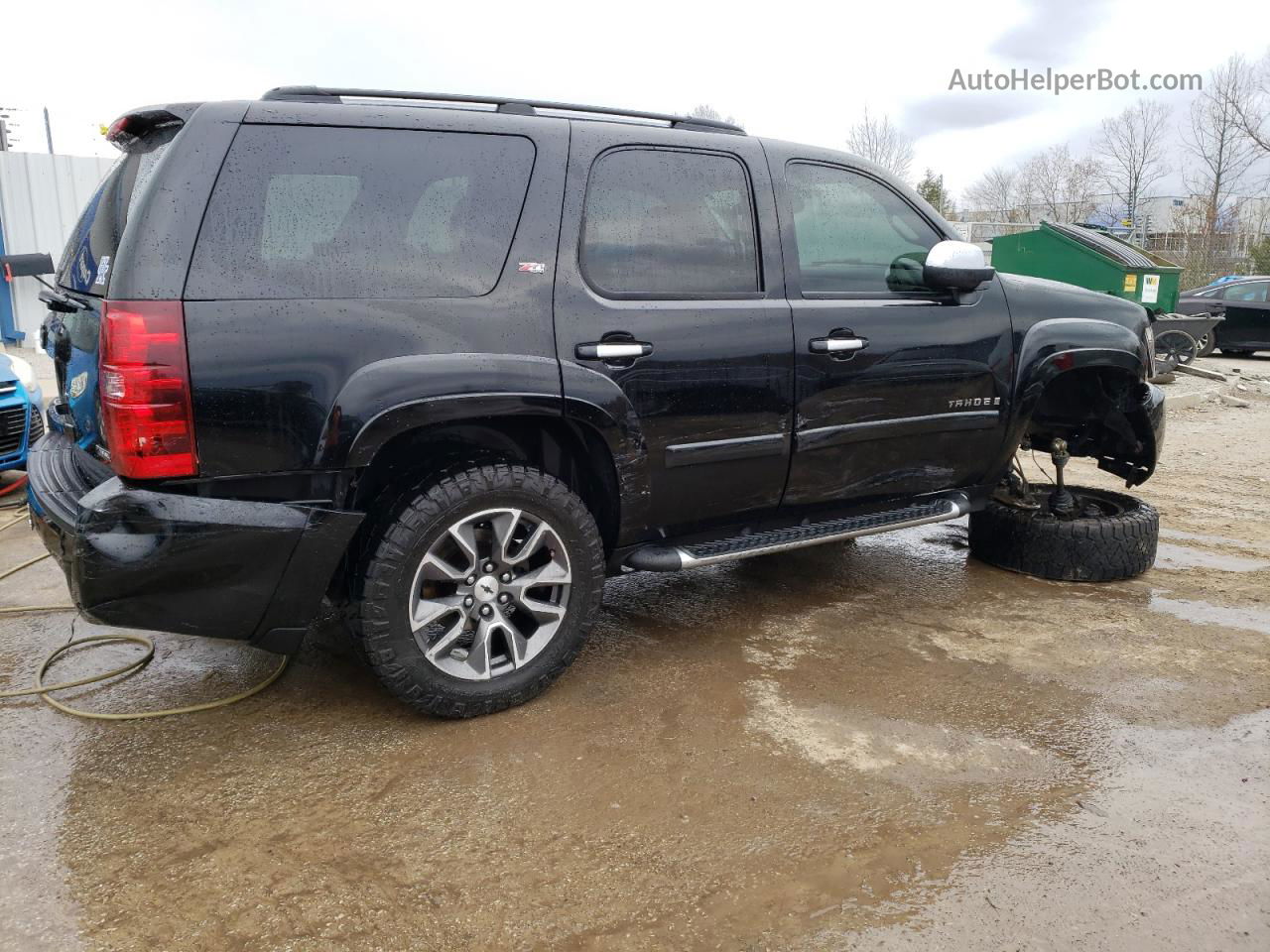 2007 Chevrolet Tahoe K1500 Black vin: 1GNFK13077R364872