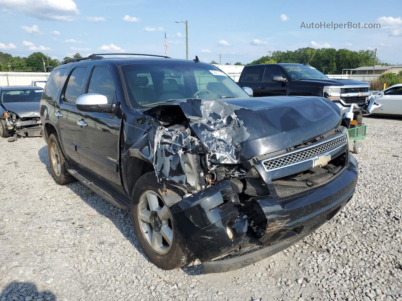 2007 Chevrolet Tahoe K1500 Black vin: 1GNFK13077R387150