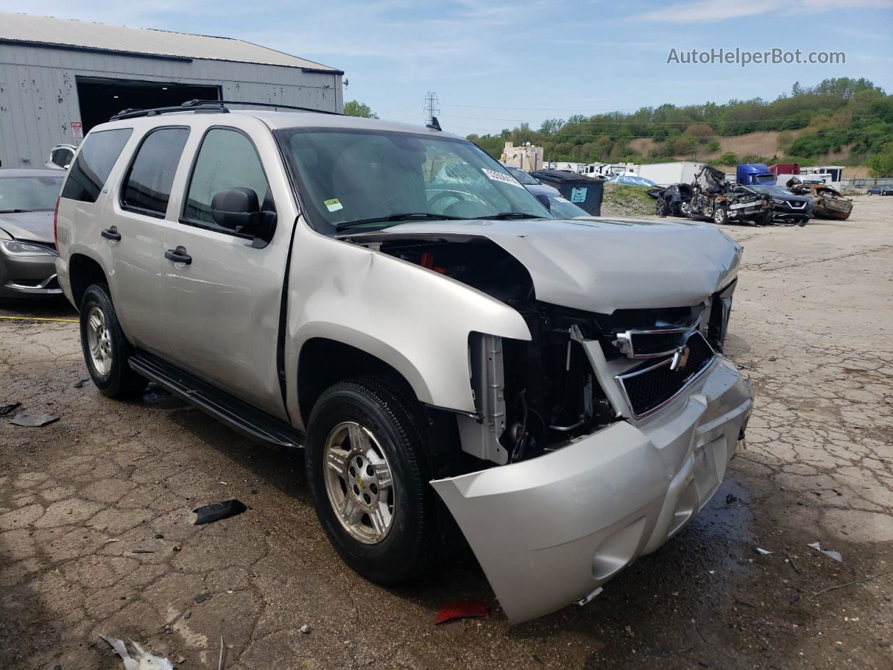 2007 Chevrolet Tahoe K1500 Silver vin: 1GNFK13087J111137