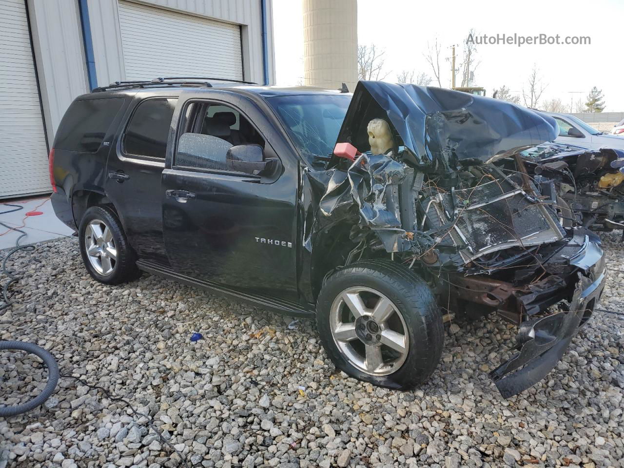 2007 Chevrolet Tahoe K1500 Black vin: 1GNFK13087J121375