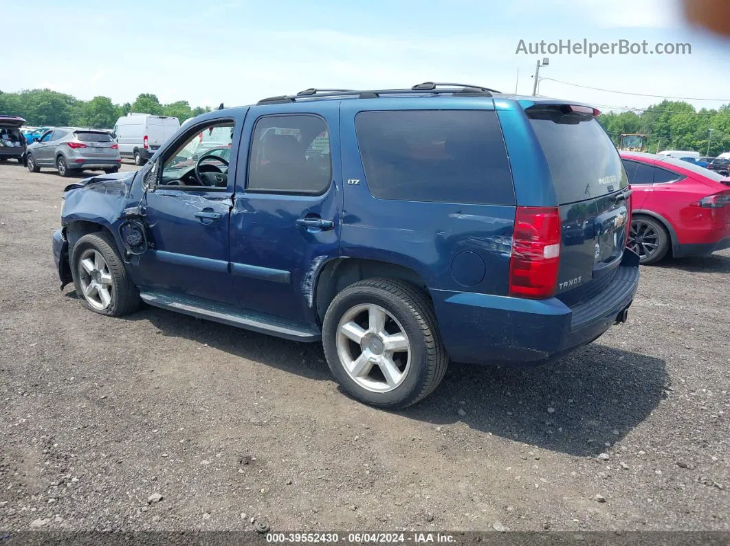 2007 Chevrolet Tahoe Ltz Dark Blue vin: 1GNFK13087J124499