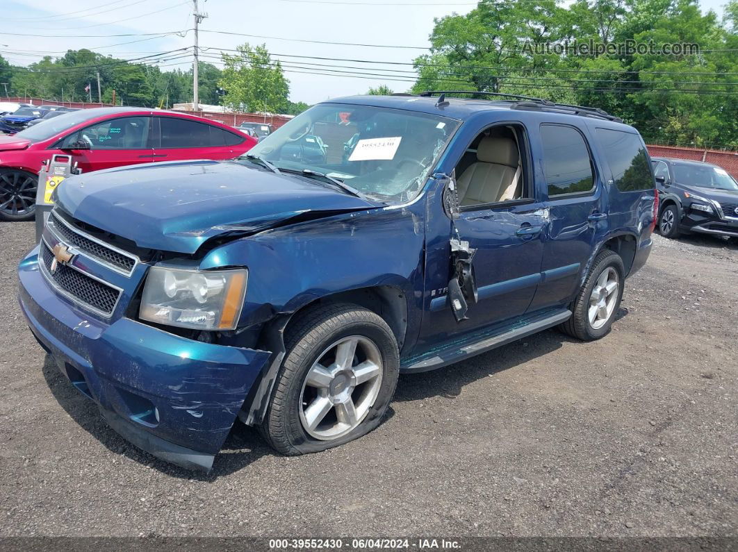 2007 Chevrolet Tahoe Ltz Dark Blue vin: 1GNFK13087J124499