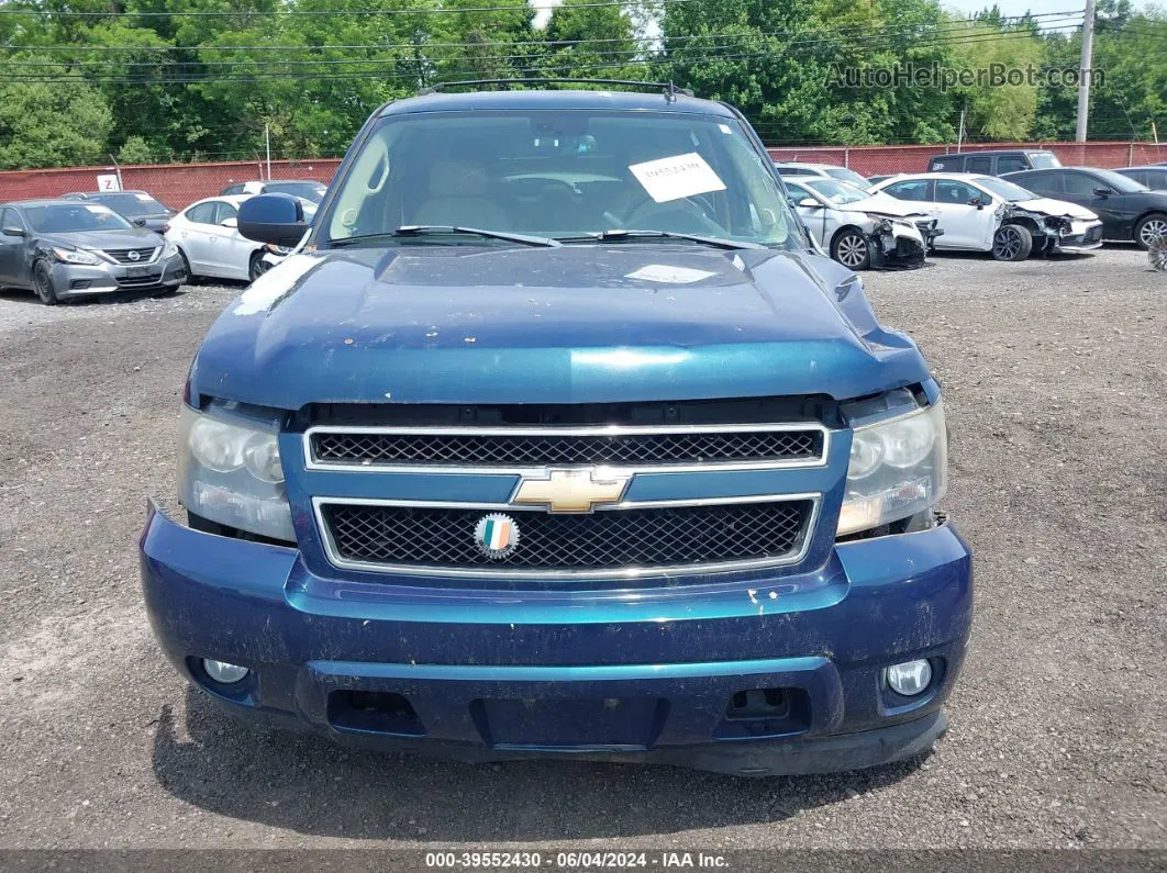 2007 Chevrolet Tahoe Ltz Dark Blue vin: 1GNFK13087J124499