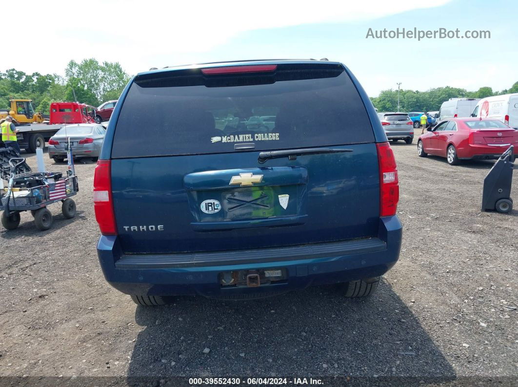 2007 Chevrolet Tahoe Ltz Dark Blue vin: 1GNFK13087J124499