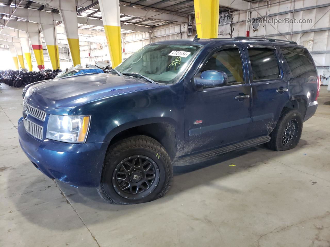 2007 Chevrolet Tahoe K1500 Blue vin: 1GNFK13087J128486