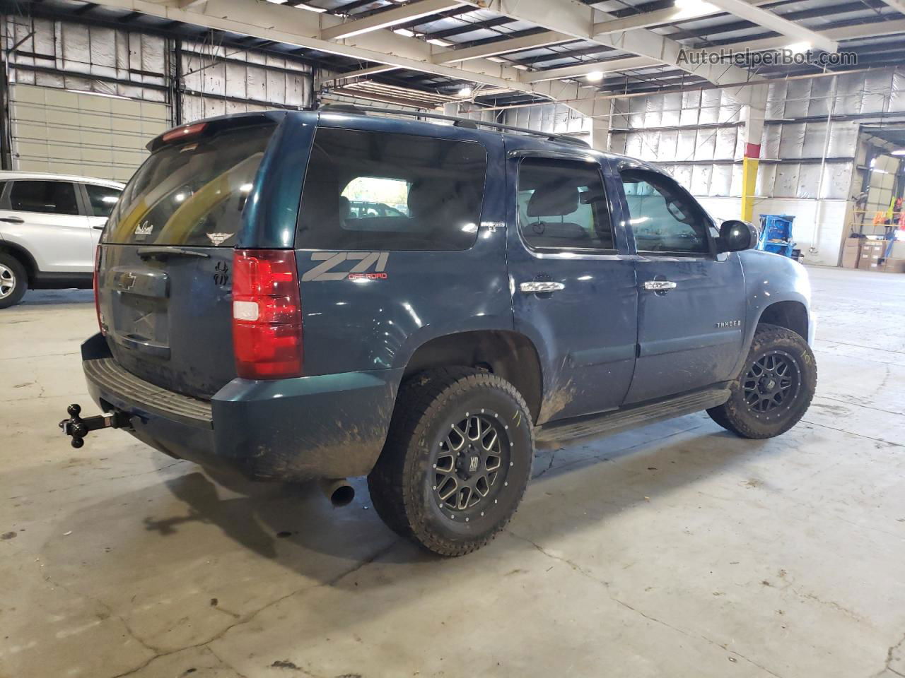 2007 Chevrolet Tahoe K1500 Blue vin: 1GNFK13087J128486