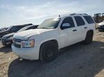 2007 Chevrolet Tahoe K1500 White vin: 1GNFK13087J329854