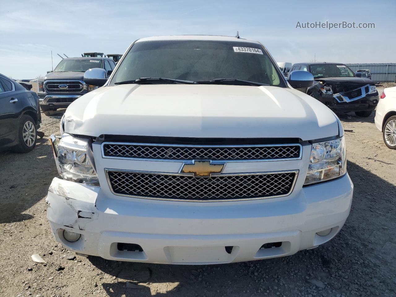 2007 Chevrolet Tahoe K1500 White vin: 1GNFK13087J329854