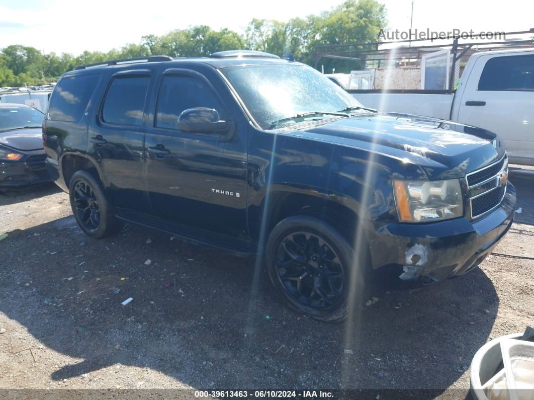 2007 Chevrolet Tahoe Lt Black vin: 1GNFK13087R176751