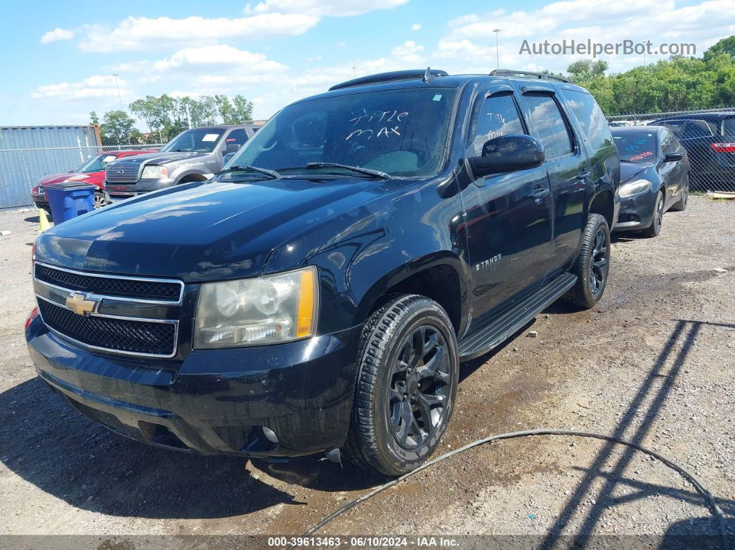 2007 Chevrolet Tahoe Lt Black vin: 1GNFK13087R176751