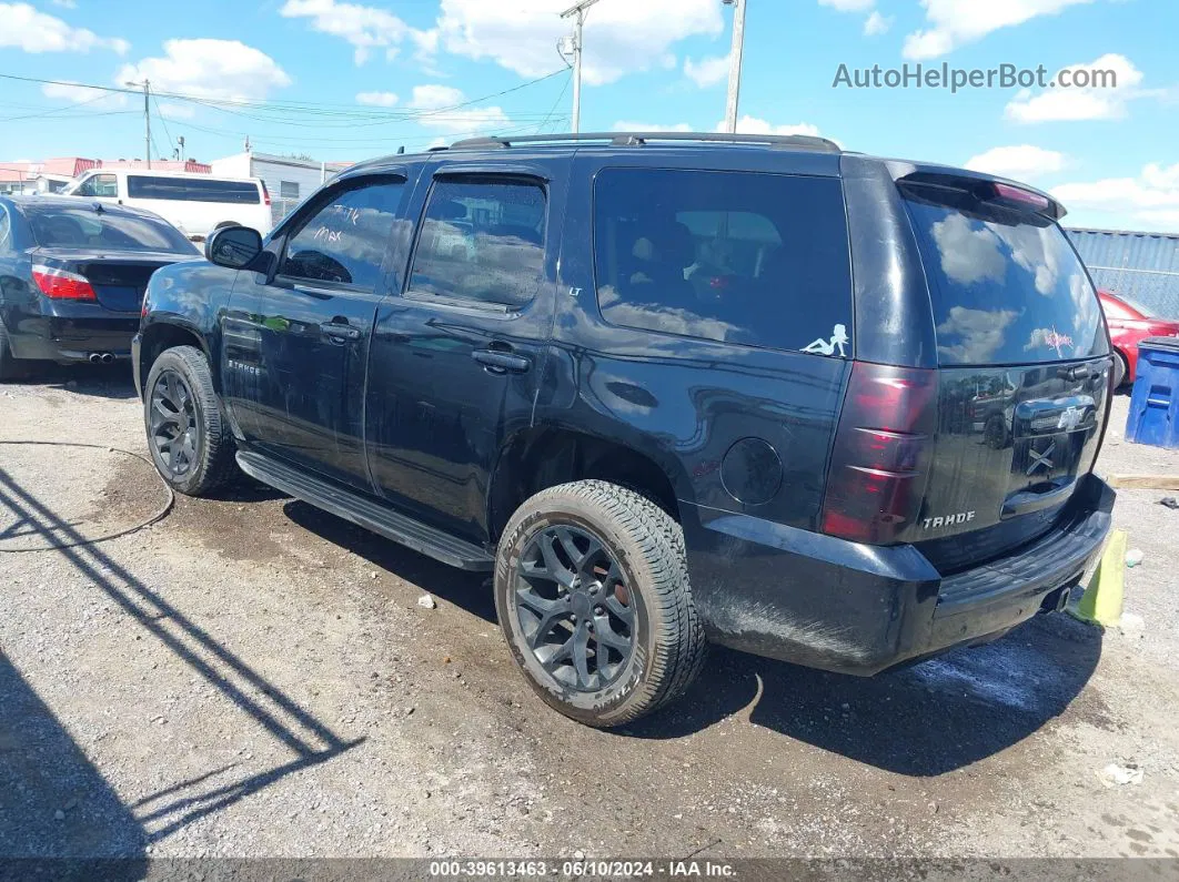 2007 Chevrolet Tahoe Lt Black vin: 1GNFK13087R176751