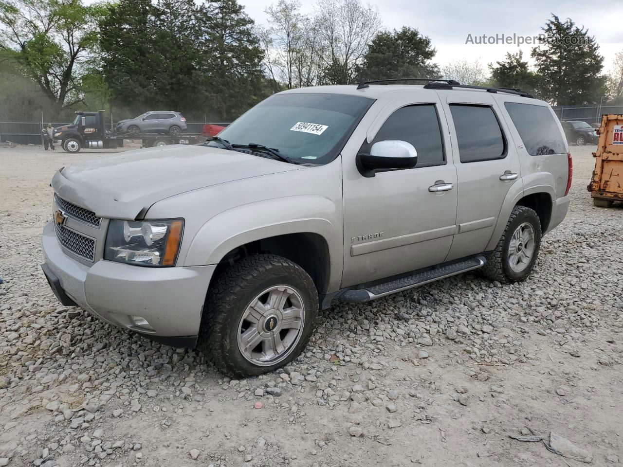 2007 Chevrolet Tahoe K1500 Beige vin: 1GNFK13087R304485