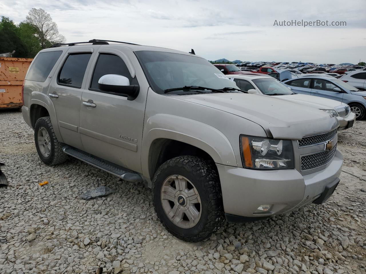 2007 Chevrolet Tahoe K1500 Beige vin: 1GNFK13087R304485