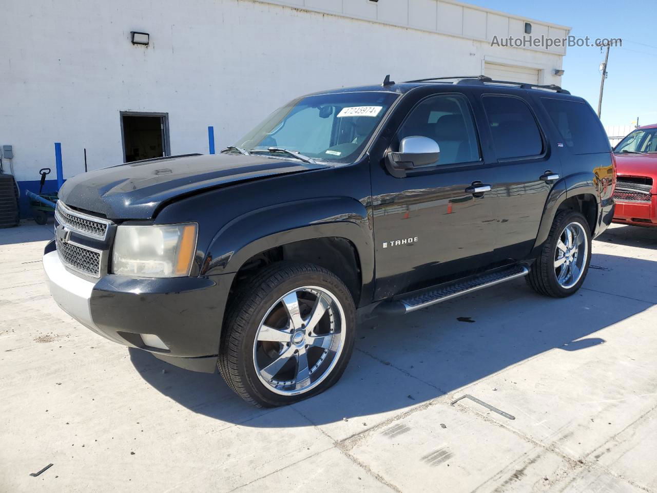 2007 Chevrolet Tahoe K1500 Black vin: 1GNFK13087R365867