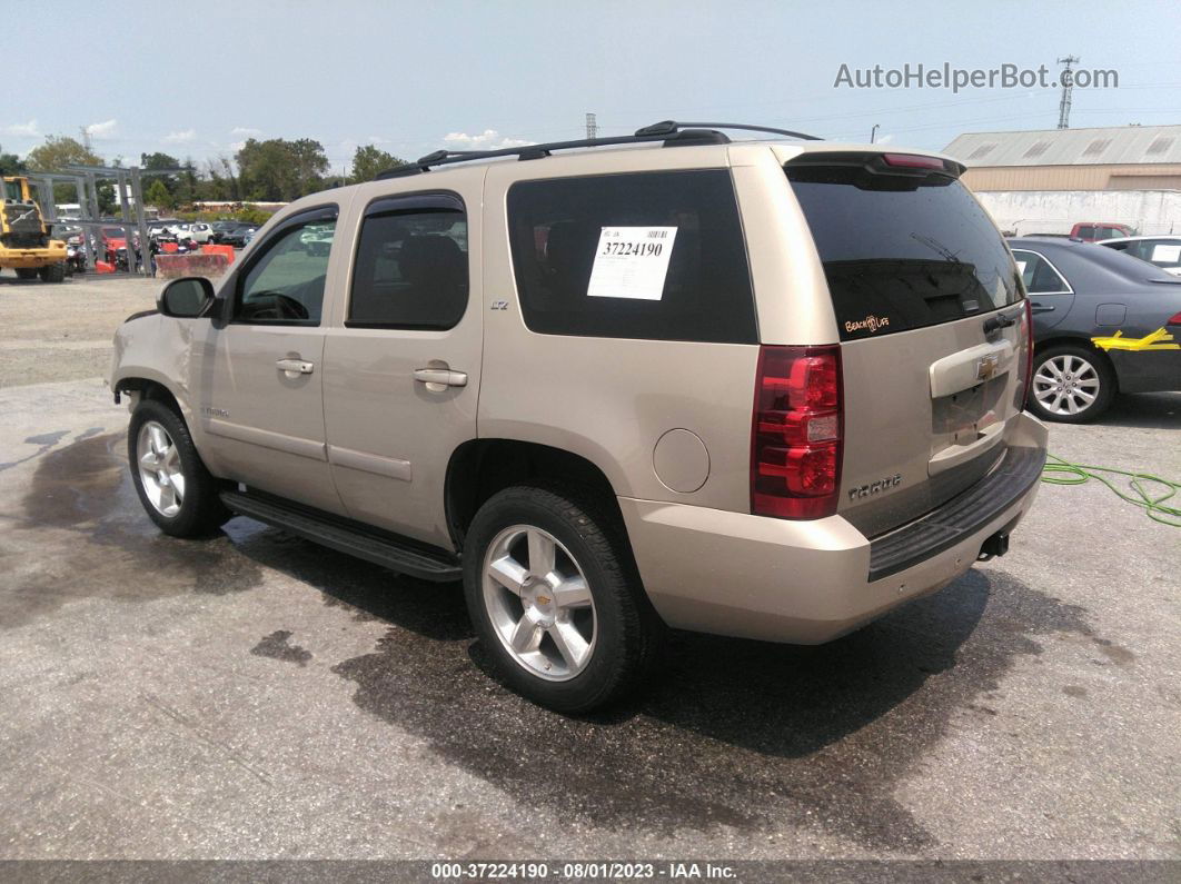 2007 Chevrolet Tahoe Ltz Beige vin: 1GNFK13097J122678