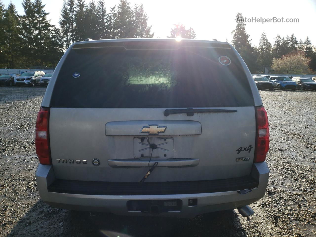 2007 Chevrolet Tahoe K1500 Silver vin: 1GNFK13097J226040