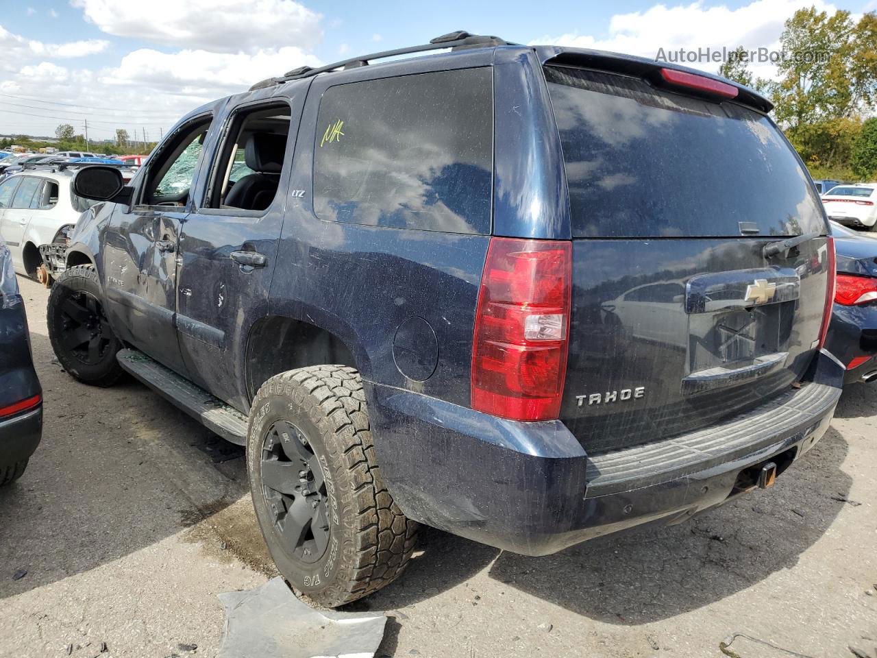 2007 Chevrolet Tahoe K1500 Blue vin: 1GNFK13097J282298