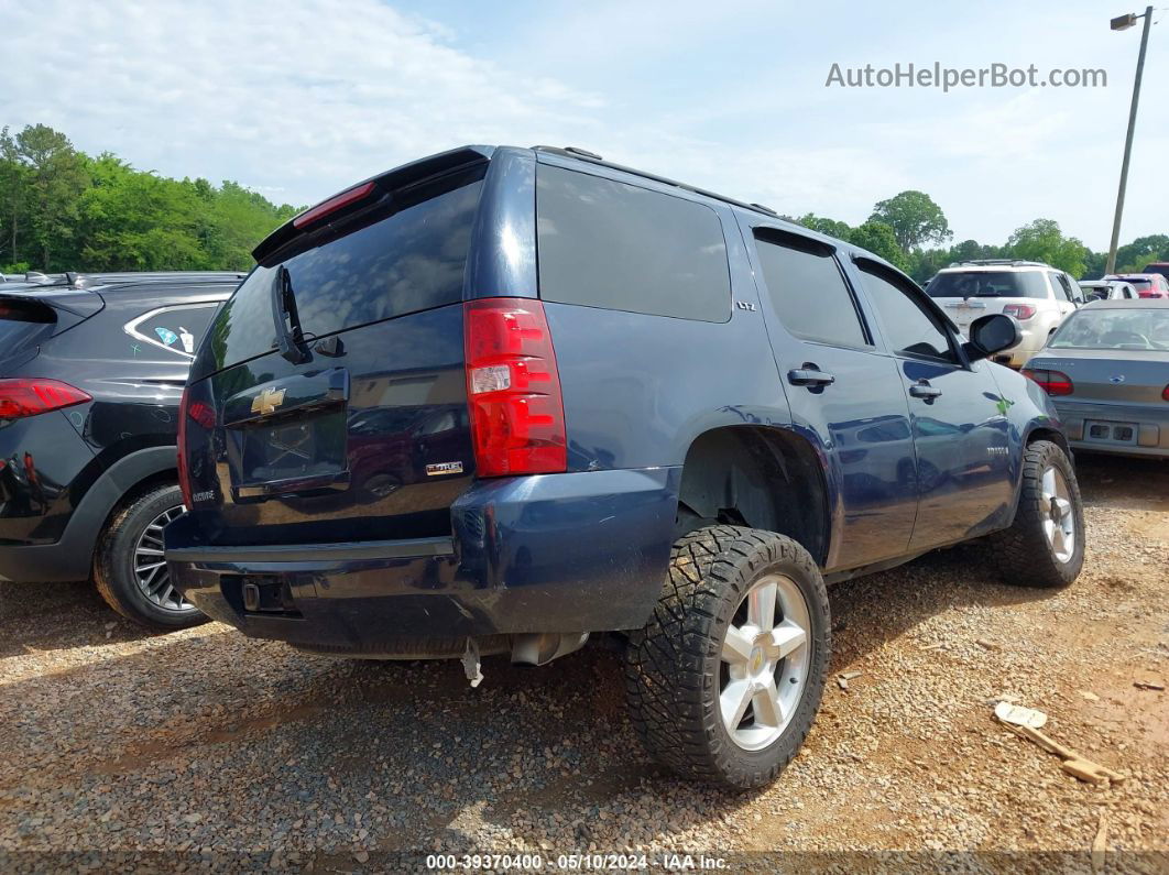 2007 Chevrolet Tahoe Ltz Blue vin: 1GNFK13097R225259