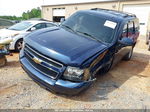 2007 Chevrolet Tahoe Ltz Blue vin: 1GNFK13097R225259