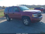 2007 Chevrolet Tahoe Ls Maroon vin: 1GNFK13097R244359