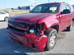 2007 Chevrolet Tahoe Ls Maroon vin: 1GNFK13097R244359