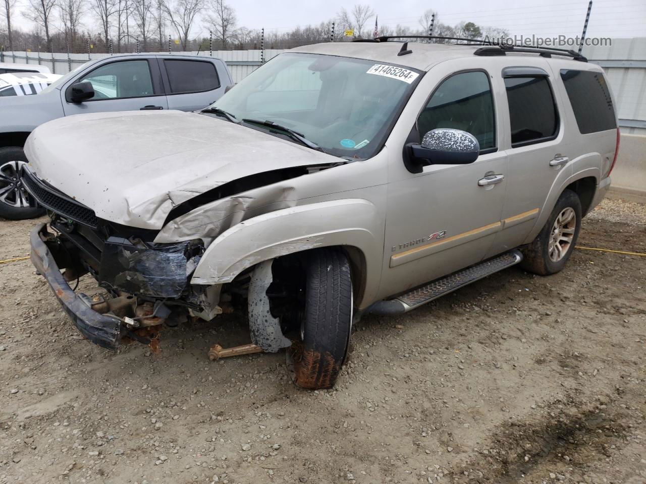 2007 Chevrolet Tahoe K1500 Beige vin: 1GNFK13097R304429