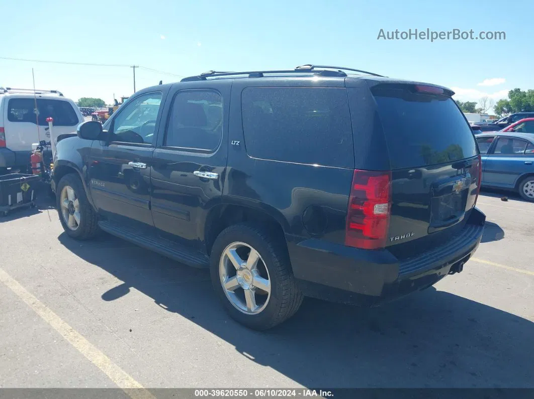 2007 Chevrolet Tahoe Ltz Black vin: 1GNFK13097R399185