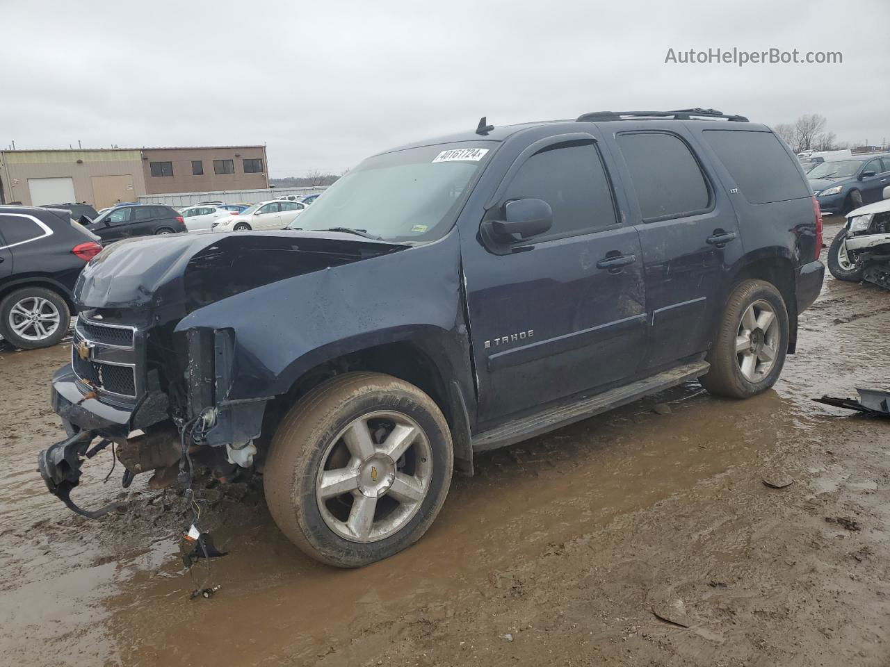 2007 Chevrolet Tahoe K1500 Blue vin: 1GNFK130X7J119269