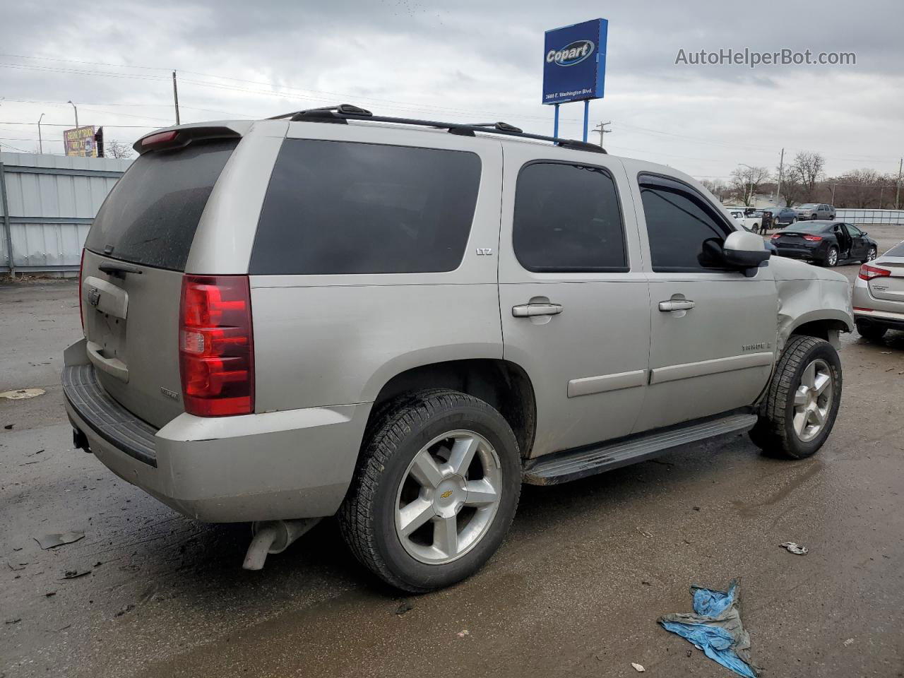 2007 Chevrolet Tahoe K1500 Бежевый vin: 1GNFK130X7J222563