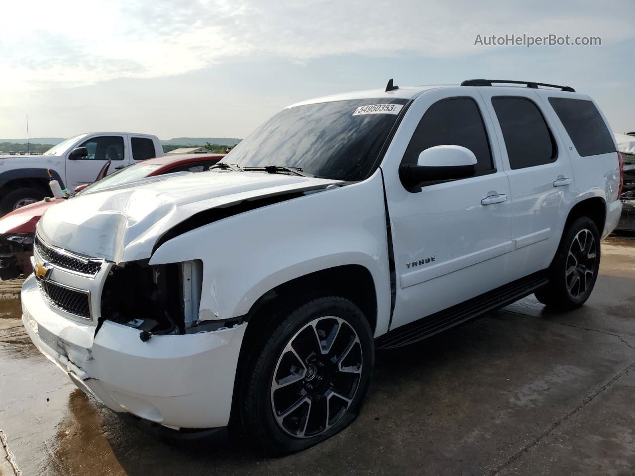 2007 Chevrolet Tahoe K1500 Белый vin: 1GNFK130X7J378537