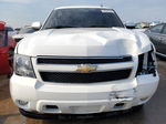 2007 Chevrolet Tahoe K1500 White vin: 1GNFK130X7J378537